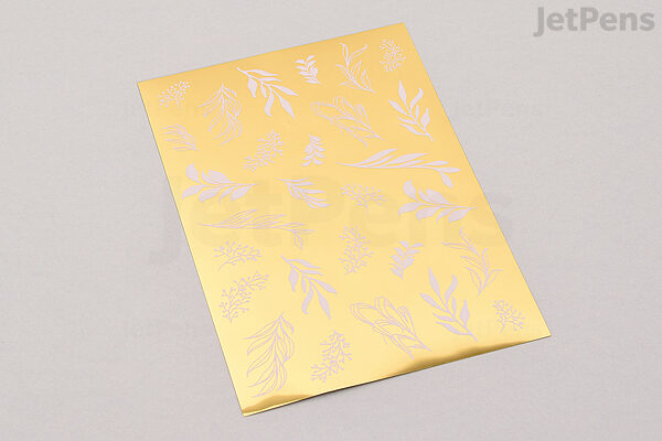 MU Print-On Gold Foil Stickers - Floral Dreams - #3 – Yoseka Stationery