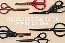 CANARY Japanese Office Scissors for Left Handed 6.6, Made in JAPAN, Razor  Sharp Japanese Stainless Steel Blade, Left Hand Desk Scissors for Paper