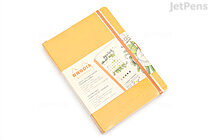 Rhodia Softcover Goalbook - A5 - Dot Grid - Yellow - RHODIA 1177/56