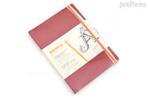 Rhodia Softcover Goalbook - A5 - Dot Grid - Poppy - RHODIA 1177/53