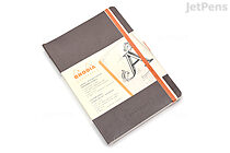 Rhodia Softcover Goalbook - A5 - Dot Grid - Chocolate - RHODIA 1177/43