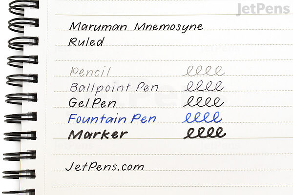Maruman Mnemosyne N193A Twin Ring Memo Pad - Modified A7 - 5 mm Lined - MARUMAN N193A