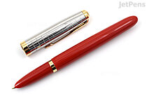 Parker 51 Premium Fountain Pen - Rage Red - Fine Nib - PARKER 2169071