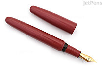 Wancher Dream True Ebonite Fountain Pen - Sand Red - Fine Nib - WANCHER WF-EB-DREAM-RED-PL-SGF