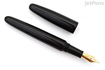Wancher Dream True Ebonite Fountain Pen - Silk Black - Fine Nib - WANCHER WF-EB-DREAM-SILKBLACK-PL-SGF