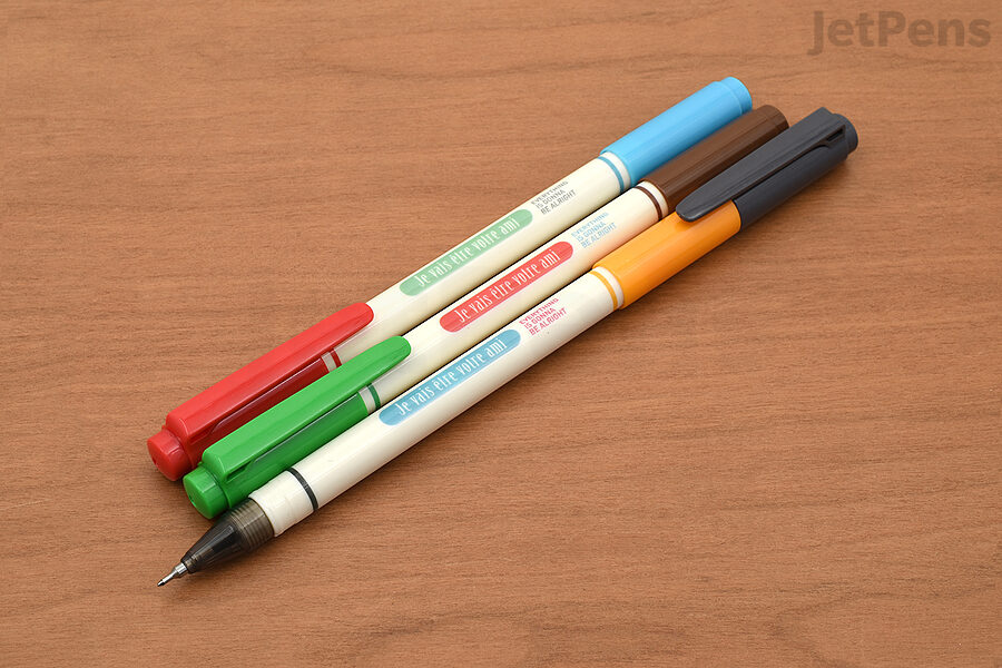 The Iconic Color TwinPen is double-sided with different gel pen colors on each end.