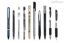 JetPens Fine Tip Pen Sampler - Black - JETPENS JETPACK-132