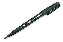 Pentel Fudemoji Brush Sign Pen - Pigment Ink - Medium - Black - PENTEL XSESP15MA