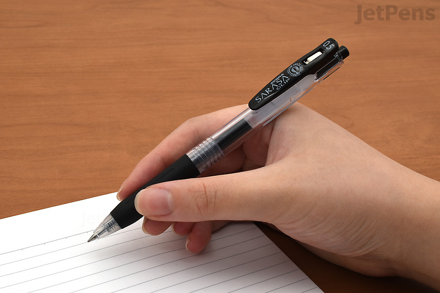 The Zebra Sarasa Clip is a fan favorite gel pen thanks to its excellent performance and handy clip.