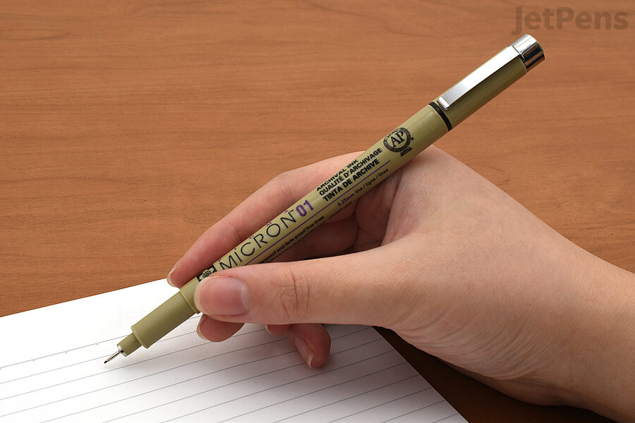 Plastic Point Stick Water Resistant Pen, Black Ink, Fine, Dozen
