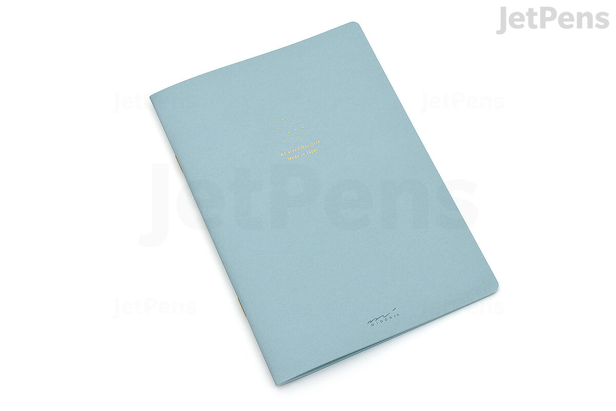 Midori Soft Color Notebook - A5 - Dot Grid - Blue