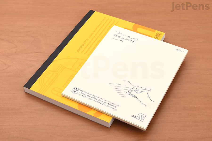 Mixed media paper and Tomoe River paper.