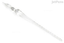 Glass Pen ASMR: J. Herbin Tapered Frosted Glass Dip Pen 
