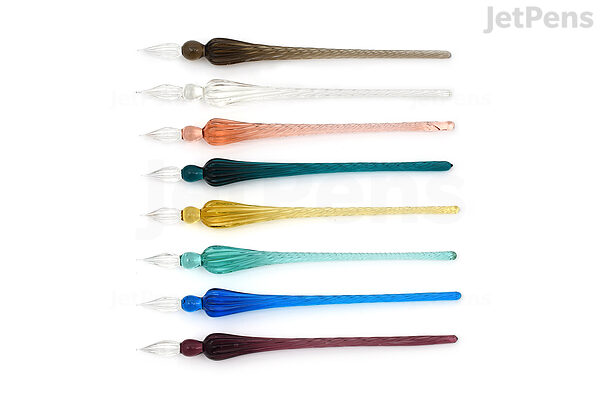  J. Herbin Round Glass Dip Pen - Ultramarine