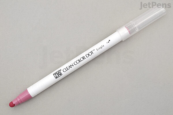Kuretake Zig Clean Color Real Brush Marker Set, 6-Color Set 