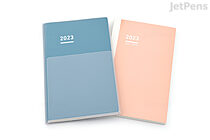 Kokuyo Jibun Techo DAYs Diary 2023 - Mini B6 Slim - Blue - KOKUYO JDM1B-23