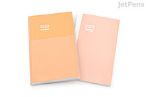 Kokuyo Jibun Techo DAYs Diary 2023 - Mini B6 Slim - Yellow (Orange) - KOKUYO JDM1Y-23