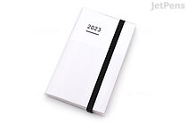 Kokuyo Jibun Techo First Kit Standard Cover - Mini B6 Slim - White - 2023 Jan Start - KOKUYO JFM1W-23