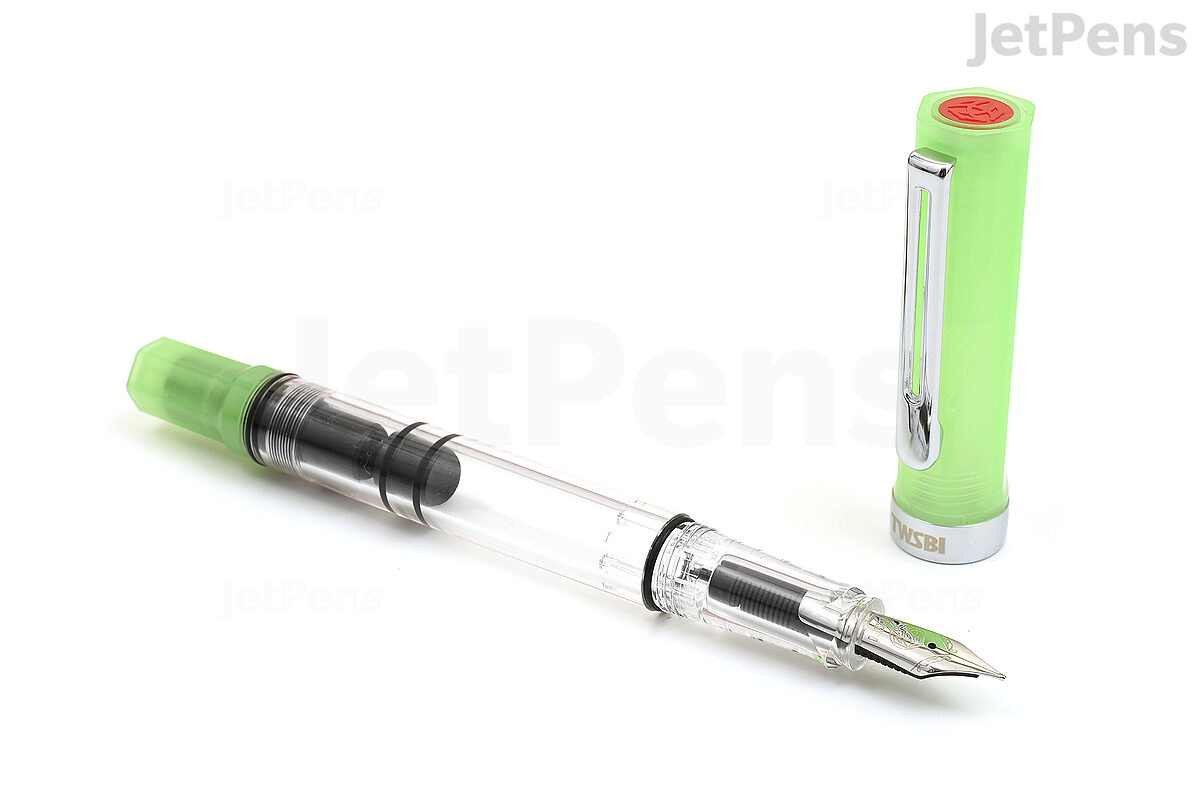 TWSBI Eco glow green fountain pen - Fontoplumo