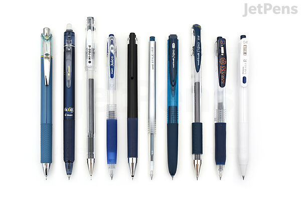 JetPens Fine Tip Gel Pen Sampler - Blue