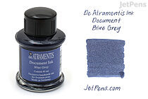 De Atramentis Document Blue Grey Ink - 45 ml Bottle - DE ATRAMENTIS 1096