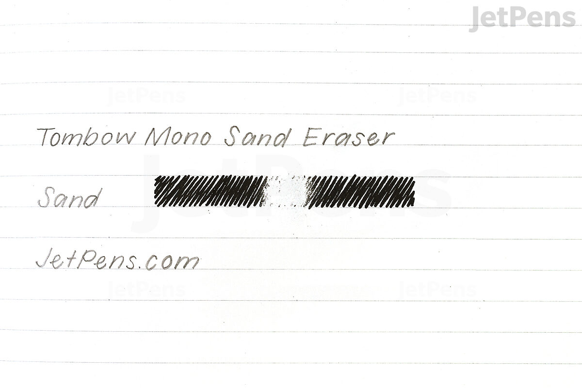 It rubs out ink!?  Tombow Sand Eraser Review 