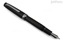 Sailor Pro Gear Fountain Pen Set - Imperial Black / Ruthenium - 21k Zoom Nib - SAILOR 10-9361-720