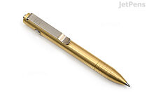 BIGiDESIGN Mini Dual Side Click Pen - Brass - BIGIDESIGN DUAL CLICK MINI BRASS
