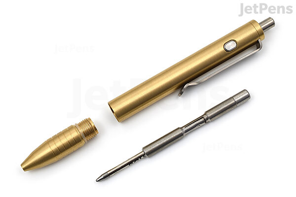BIGiDESIGN Mini Dual Side Click Pen - Titanium Raw