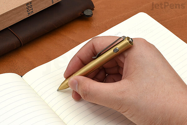Big Idea Design Dual Side Click Pen (Titanium Stonewashed)