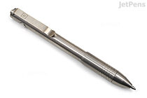 BIGiDESIGN Dual Side Click Pen - Titanium Raw - BIGIDESIGN DUAL CLICK MACHINED RAW TI