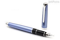 Pilot Metal Falcon Fountain Pen - Sapphire - Rhodium Trim - Soft Extra Fine Nib - PILOT 60464
