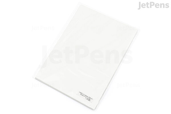Vintage White Glassine Paper Sheets for Mixed Media, Paper