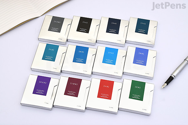 Pilot Iroshizuku Tsuki-yo Ink (Moonlit Night) - 6 Cartridges | JetPens