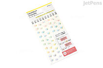 Midori Calendar Stickers - Medium - Flowers - MIDORI 82599006