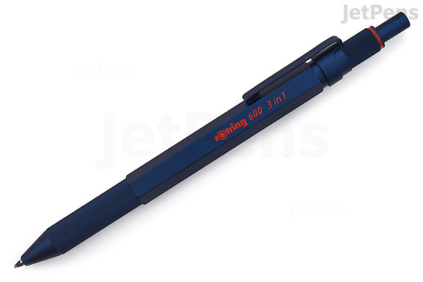 Rotring 600 3-in-1 2 Color Fine Ballpoint Multi Pen + 0.5 mm Pencil ...