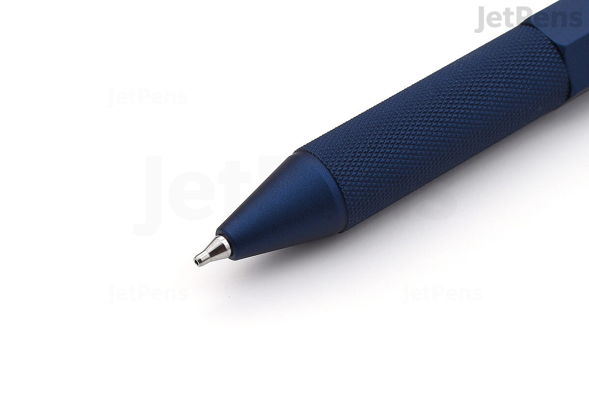 rOtring 600 Ballpoint Pen, Medium Point, Blue Ink, Green Barrel, Refillable