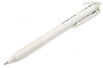 Tombow Mono Graph Lite Ballpoint Pen - 0.38 mm - Black Ink - Smoky White Body - TOMBOW BC-MGLU25