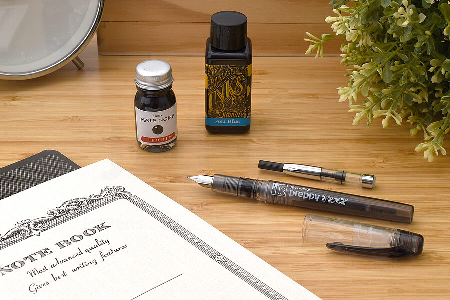 Looking to try fountain pens but not sure where to start? Check out our Fountain Pen Starter Kit, which includes a pen, inks, and notebooks.