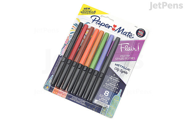 Felt Tip Pens, 15 Black Pens, 0.7Mm Medium Point Felt Pens, Felt Tip M