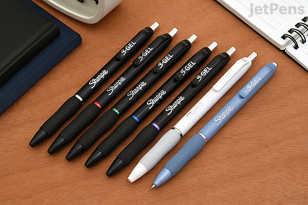 Sharpie S-Gel Gel Pen - 0.7 mm - Pearl White Body - Black Ink
