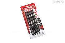 Sharpie S-Gel Gel Pen - 1.0 mm - Black - Pack of 4 - SHARPIE 2096155