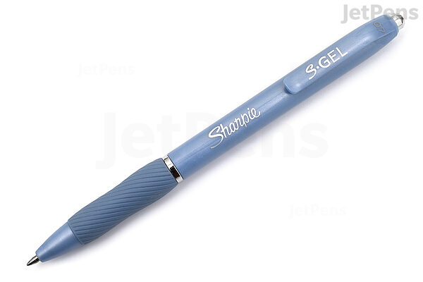 Sharpie S-Gel Gel Pen - 0.7 mm - Frost Blue Body - Black Ink