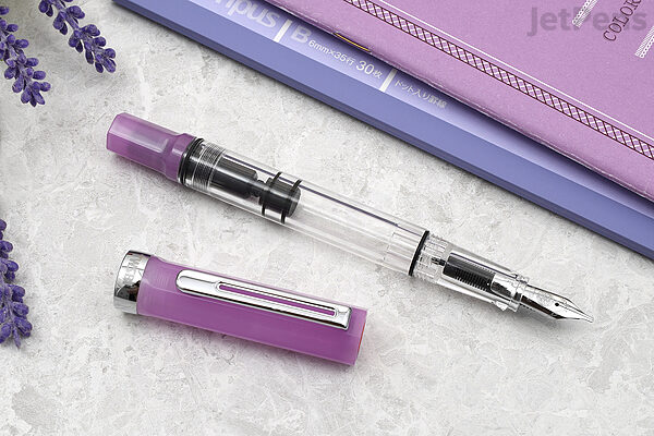 TWSBI ECO Glow Purple Fountain Pen - Fine Nib - Limited Edition
