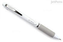Pentel EnerGel 2 Color 0.5 mm Gel Multi Pen + 0.5 mm Pencil - White - PENTEL XBLW355W