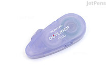 Kokuyo Dotliner Flick Tape Runner - Lilac Body - Permanent Adhesive - KOKUYO DM4900-06V
