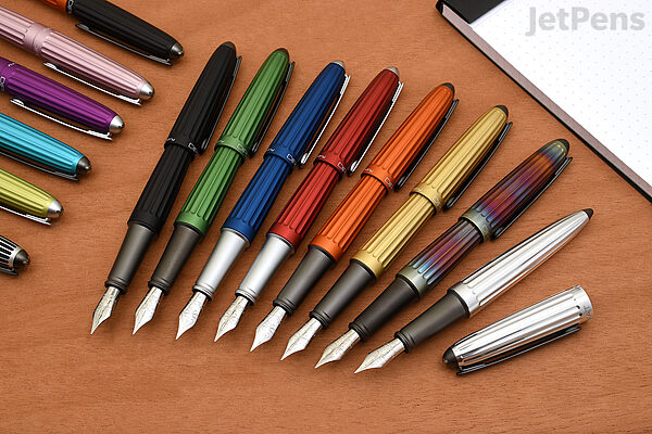 Portaal aanwijzing melk Diplomat Aero Fountain Pen Replacement Nib - Matte Chrome / Stainless Steel  - Fine | JetPens