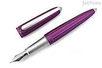 Diplomat Aero Fountain Pen - Violet - Fine Nib - DIPLOMAT D40307023
