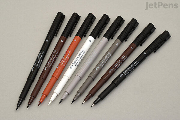 Verlichten Wreed inhoud Faber-Castell PITT Artist Pen - Classic - Set of 8 (M, B) | JetPens