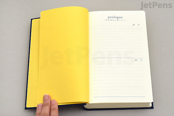 Midori 10 Year Diary - Gate - Navy | JetPens